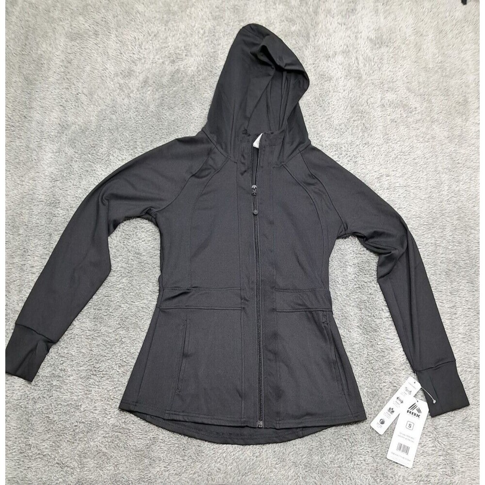 RBX Active Jacket Womens Sz Small Athletic Peach Skin Full Zip Wicking H… - Picture 2 of 13
